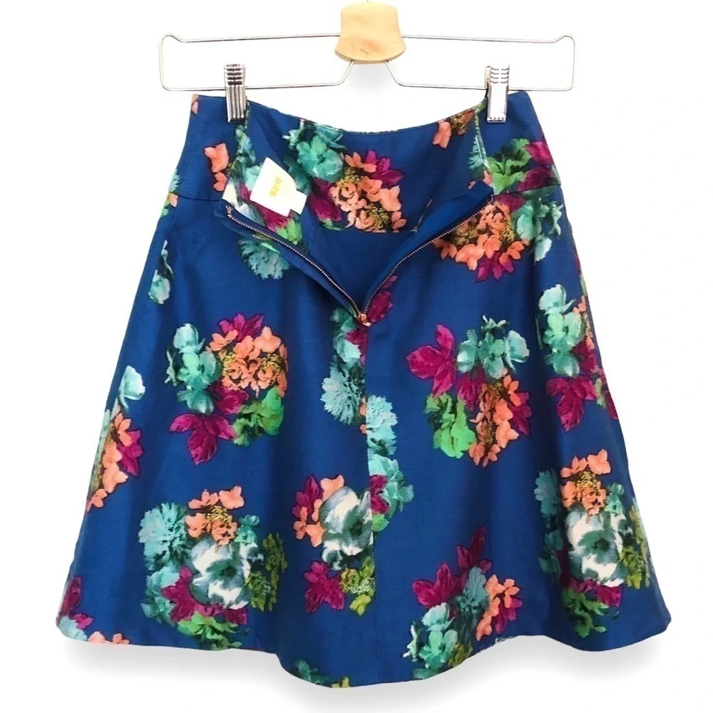 Maeve Garden Days Pleated Mini Skirt
